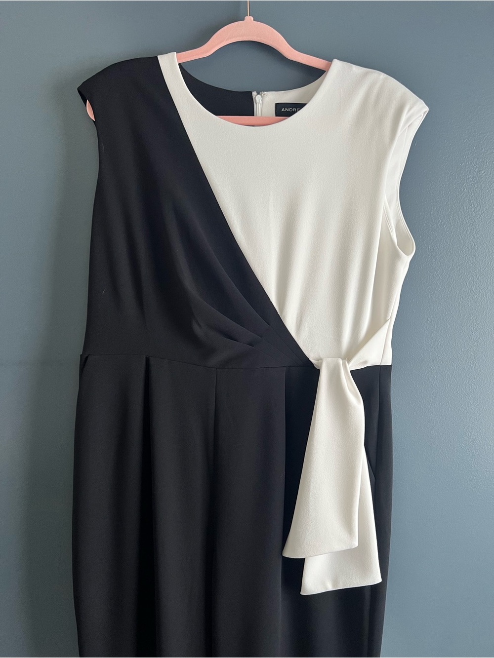 Andrew Marc Black and White Jumpsuit - Picture 4 of 12